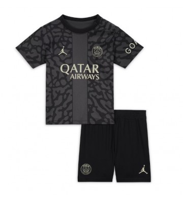 Paris Saint-Germain Tercera Equipación Niños 2023-24 Manga Corta (+ Pantalones cortos)